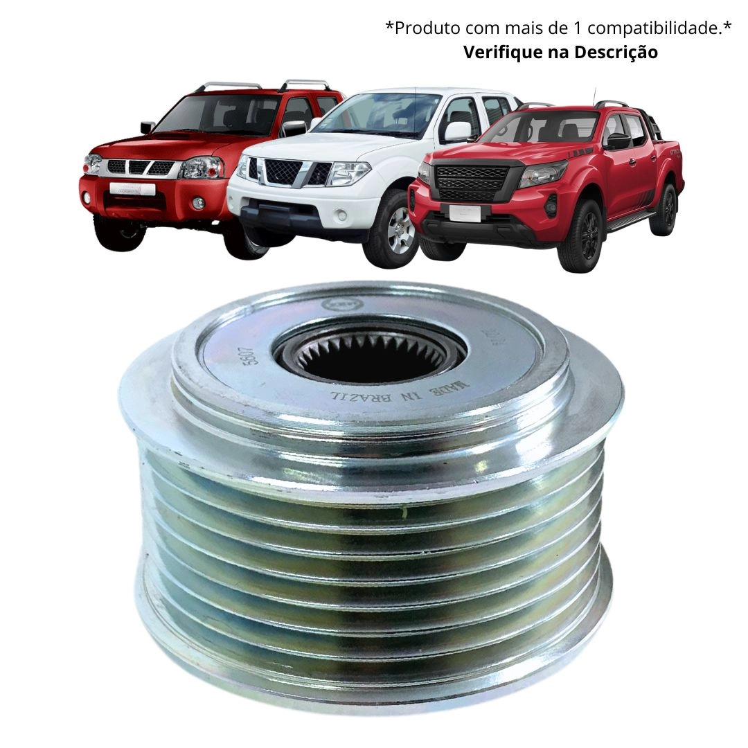 Polia Roda Livre Alternador Nissan Frontier ZEN Z5607 |