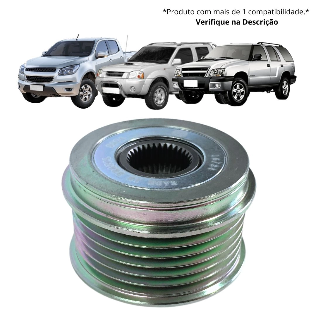 Polia Roda Livre Alternador S10 Blazer Frontier ZEN Z5374 |