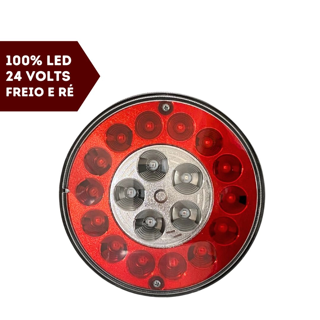 Lanterna Facchini 3 4 III IV LED 24V Posição Freio Re |