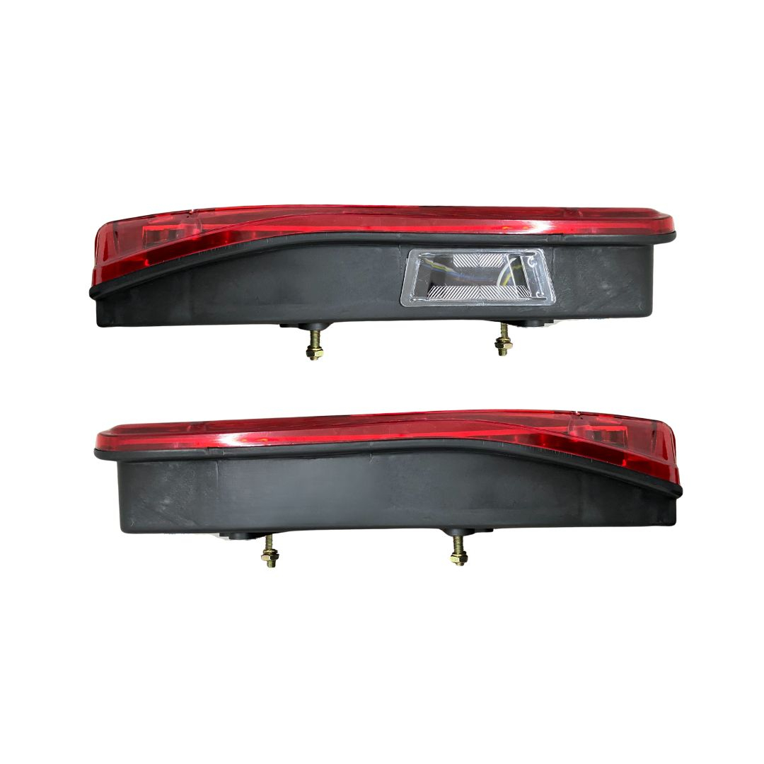 Par Lanterna Traseira Botinha LED 24v Para Scania Série 4 Scania Série 5 Após 2007 Com Vigia 