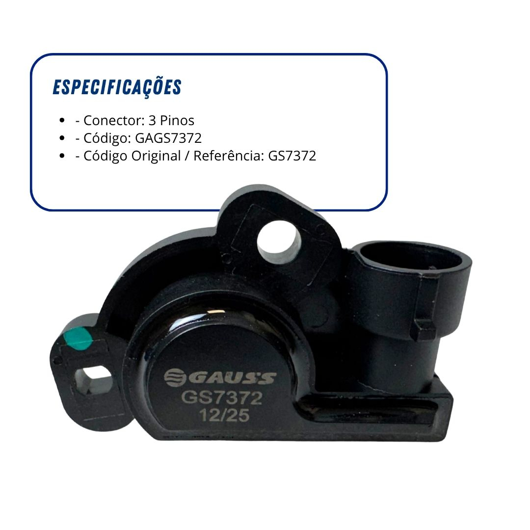 Sensor de Posição da Borboleta TPS 3 Pinos Para Chevrolet Corsa Celta Classic 1.0 1.4 1.6 e Omega 2.2 Sensor de Posição da Borboleta TPS 3 Pinos Para Chevrolet Corsa Celta Classic 1.0 1.4 1.6 e Omega 2.2