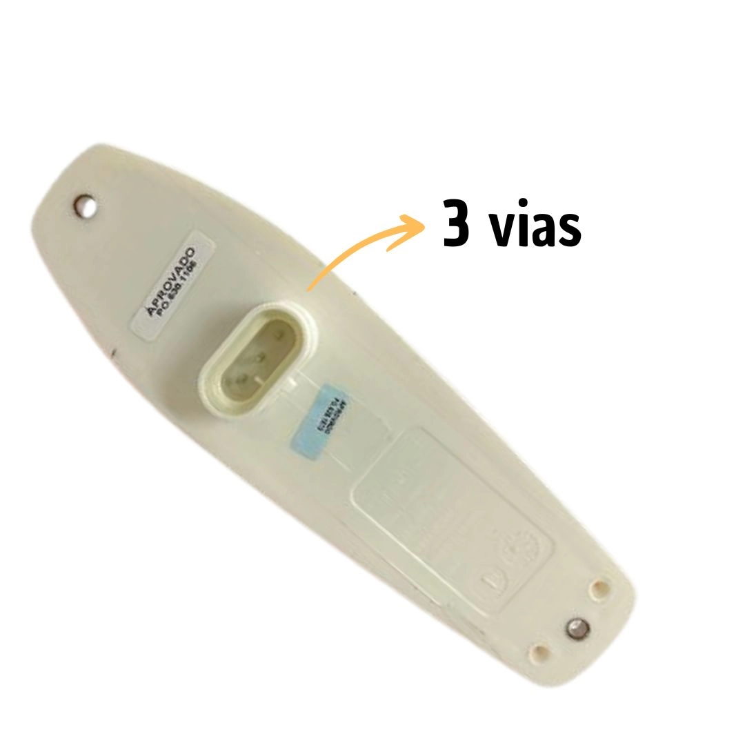 Kit 3 Lanternas Lateral Posição Direcional LED Bivolt 12/24v