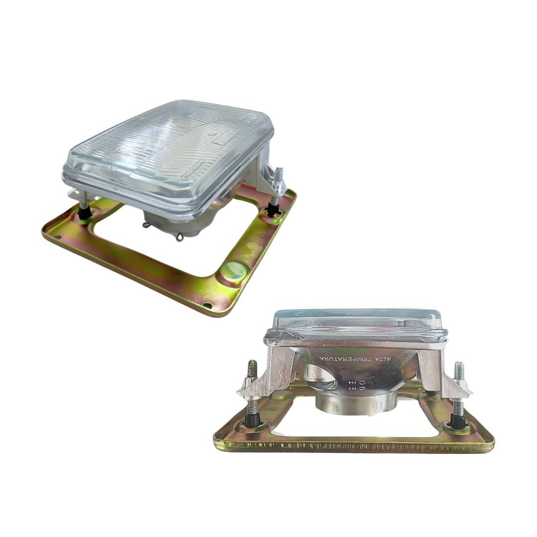 Kit 2 Farol Para Mercedes Bicudo 1993 a 2004 1214 1418 1618 1935 1844 Farol Lente Vidro