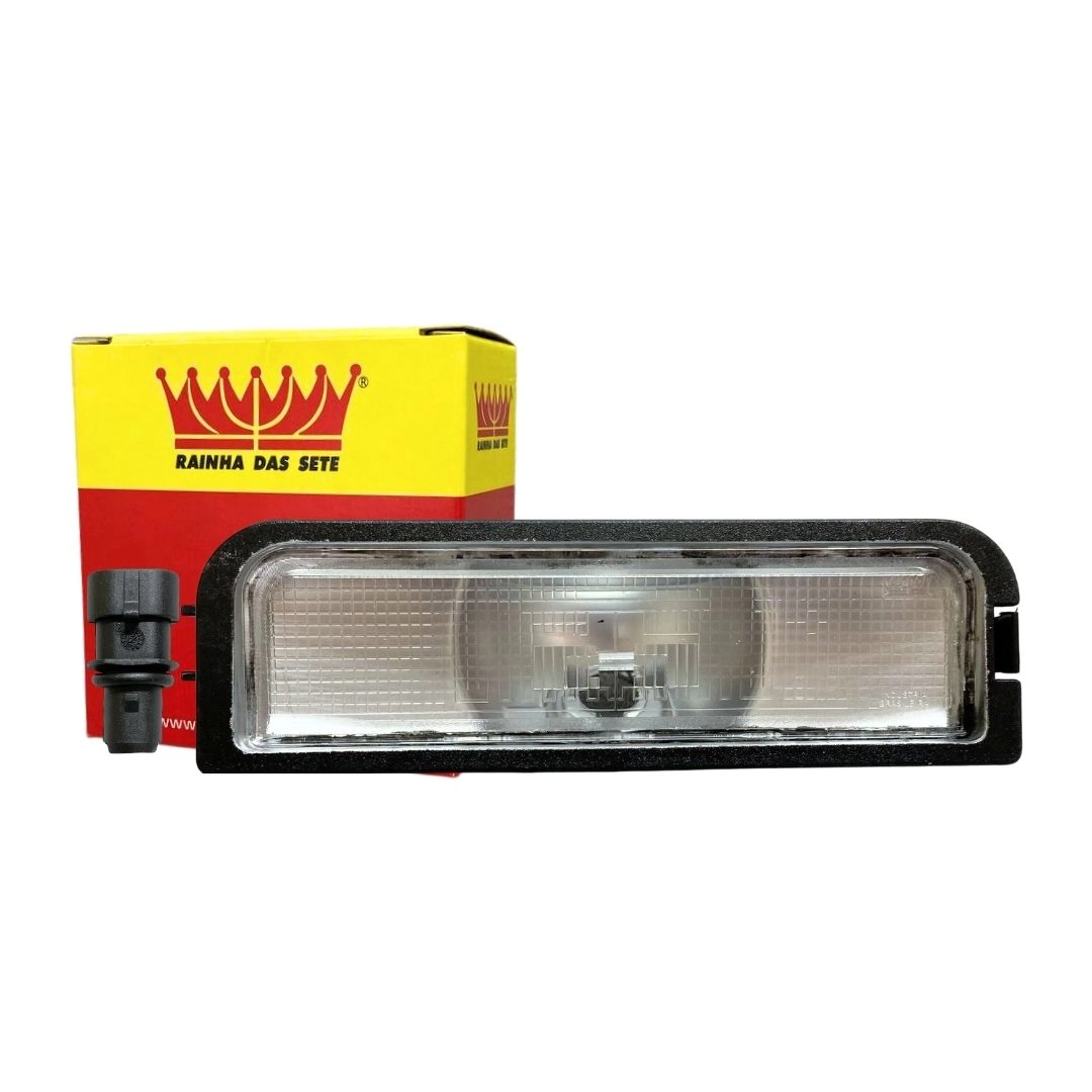 Lanterna Luz Placa Para VW Fox 2010 a 2014 Com Soquete