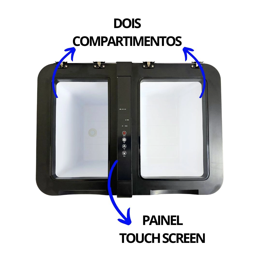 Geladeira 45 Litros Dupla 12V/24V 110v/220v Caminhão Ônibus