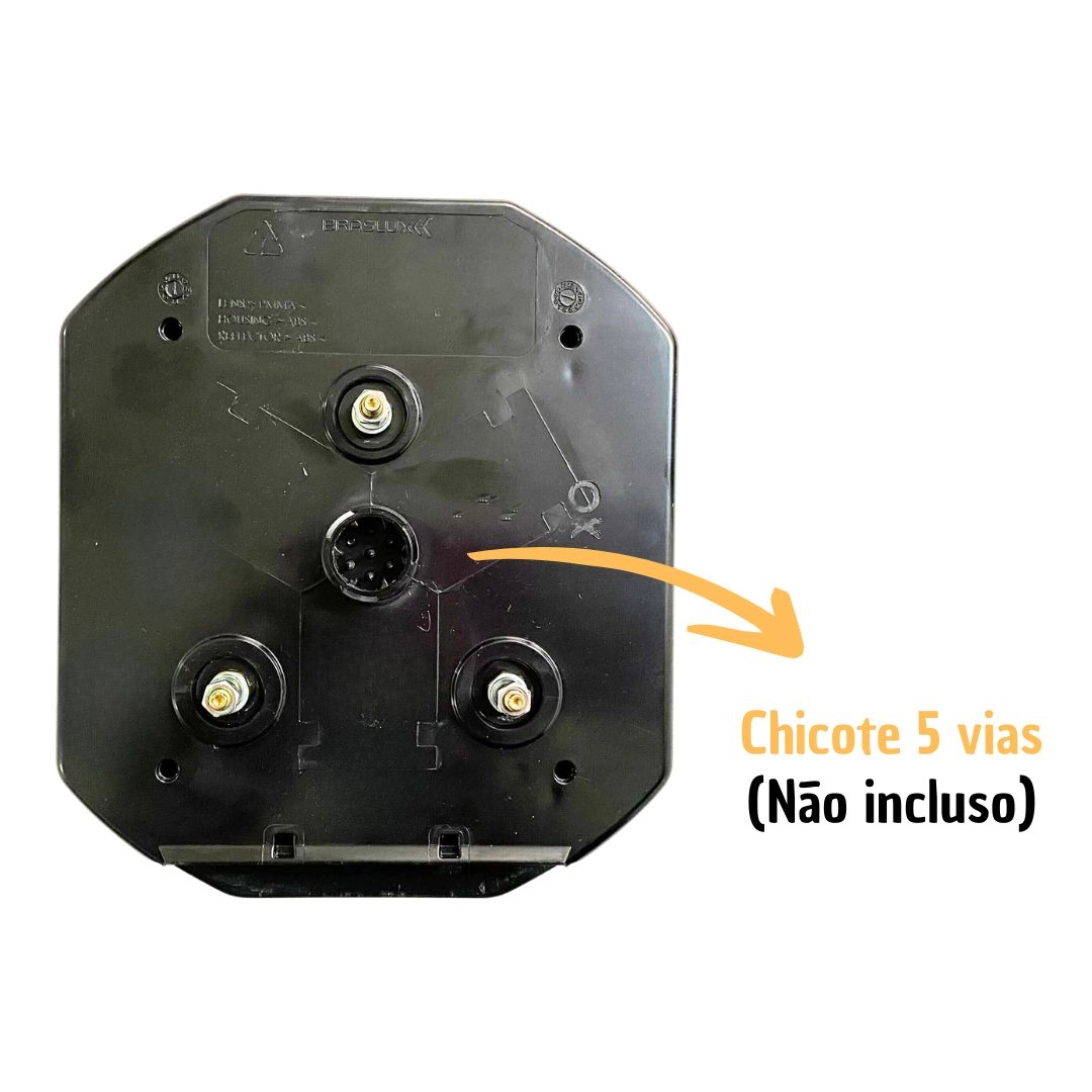 Lanterna Traseira Marmita Ford Cargo Vw Constellation LED LE