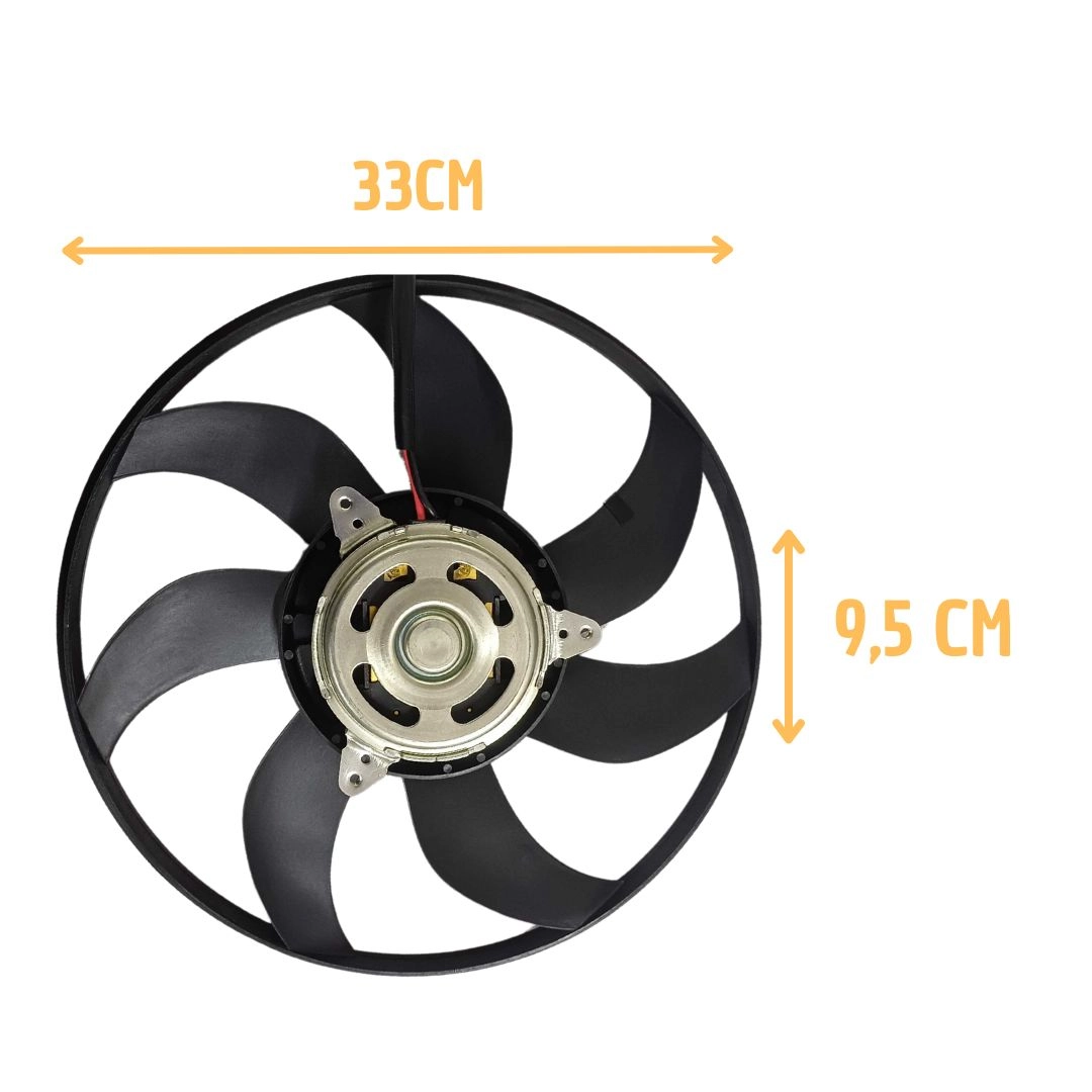 Ventoinha Radiador e Modulo Para Up 2014 a 2016 Sem Ar