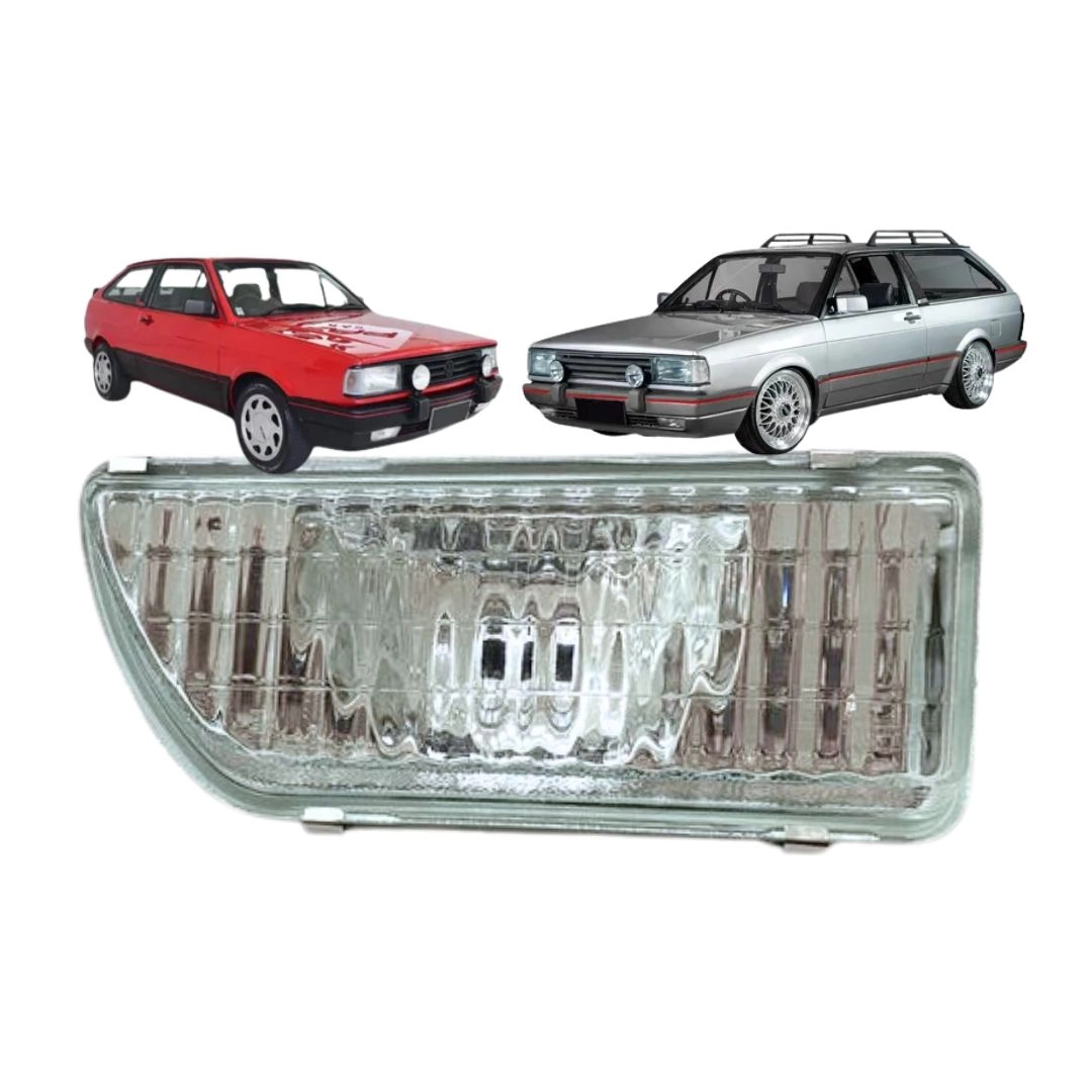 Farol Milha Para Gol Parati Quadrado 1987 a 1996 Vidro LD