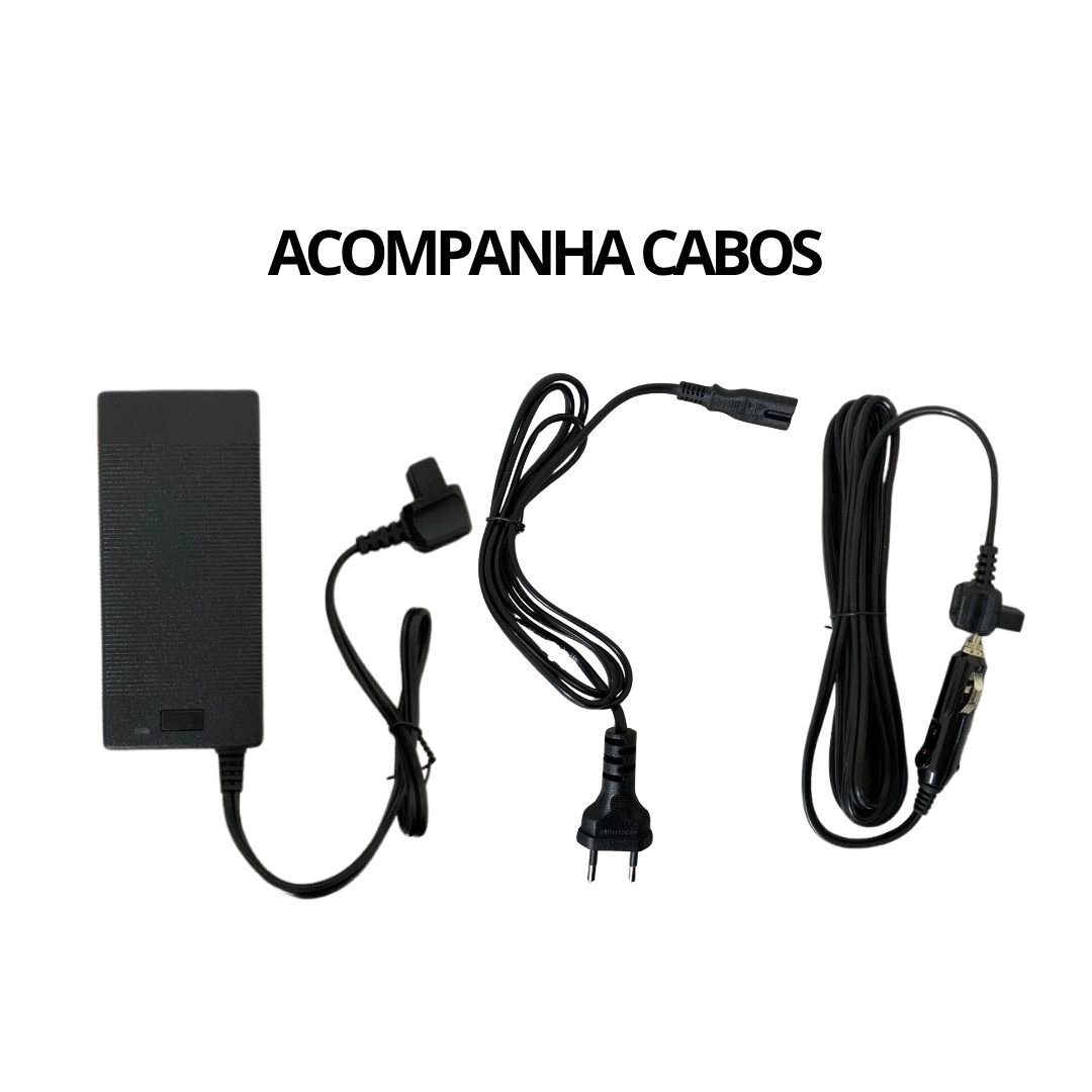 Geladeira 35 Litros Dupla 12V/24V 110v/220v Caminhão Ônibus