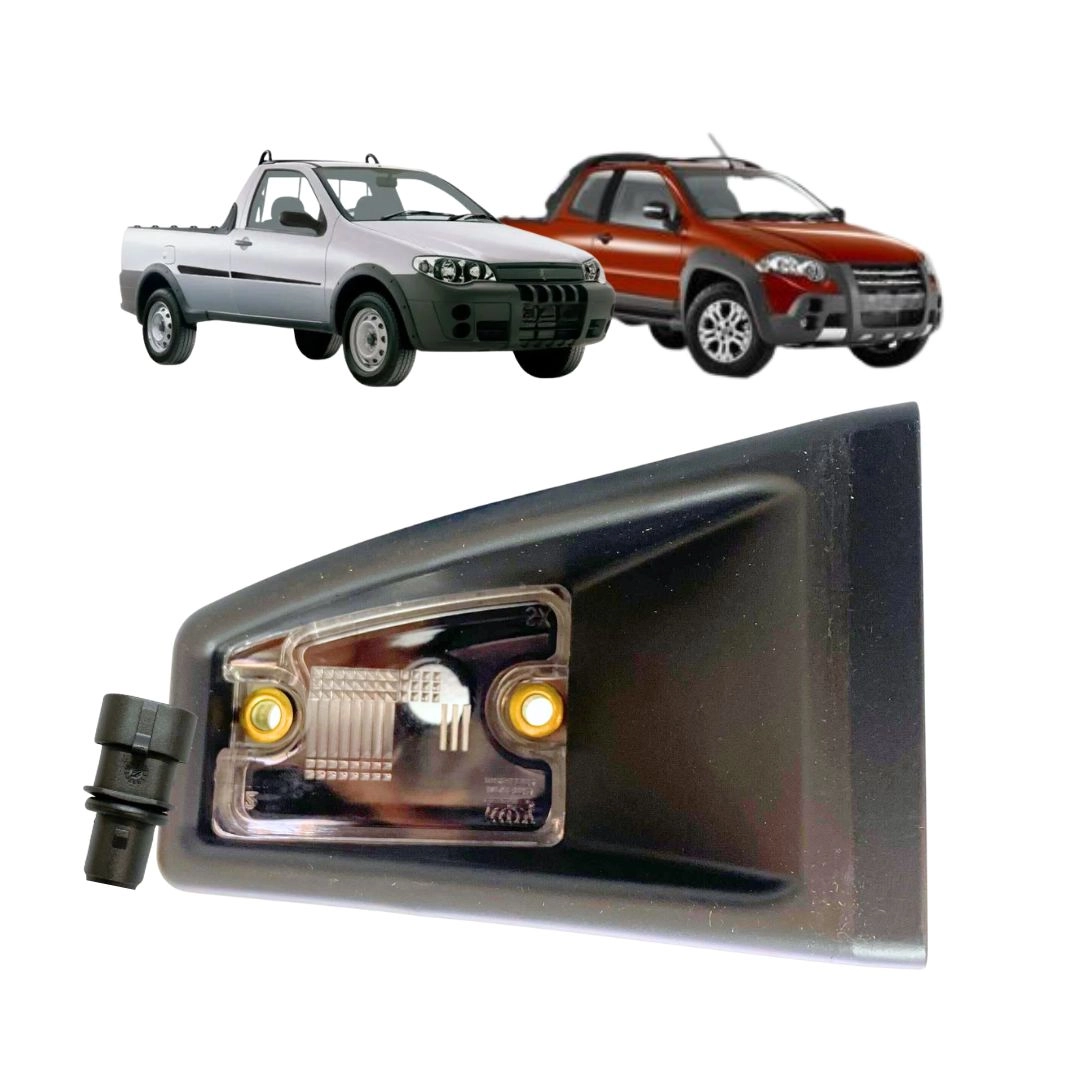 Lanterna Luz De Placa Para Fiat Strada 2005 a 2013 LE Lanterna Luz De Placa Para Fiat Strada 2005 a 2013 LE