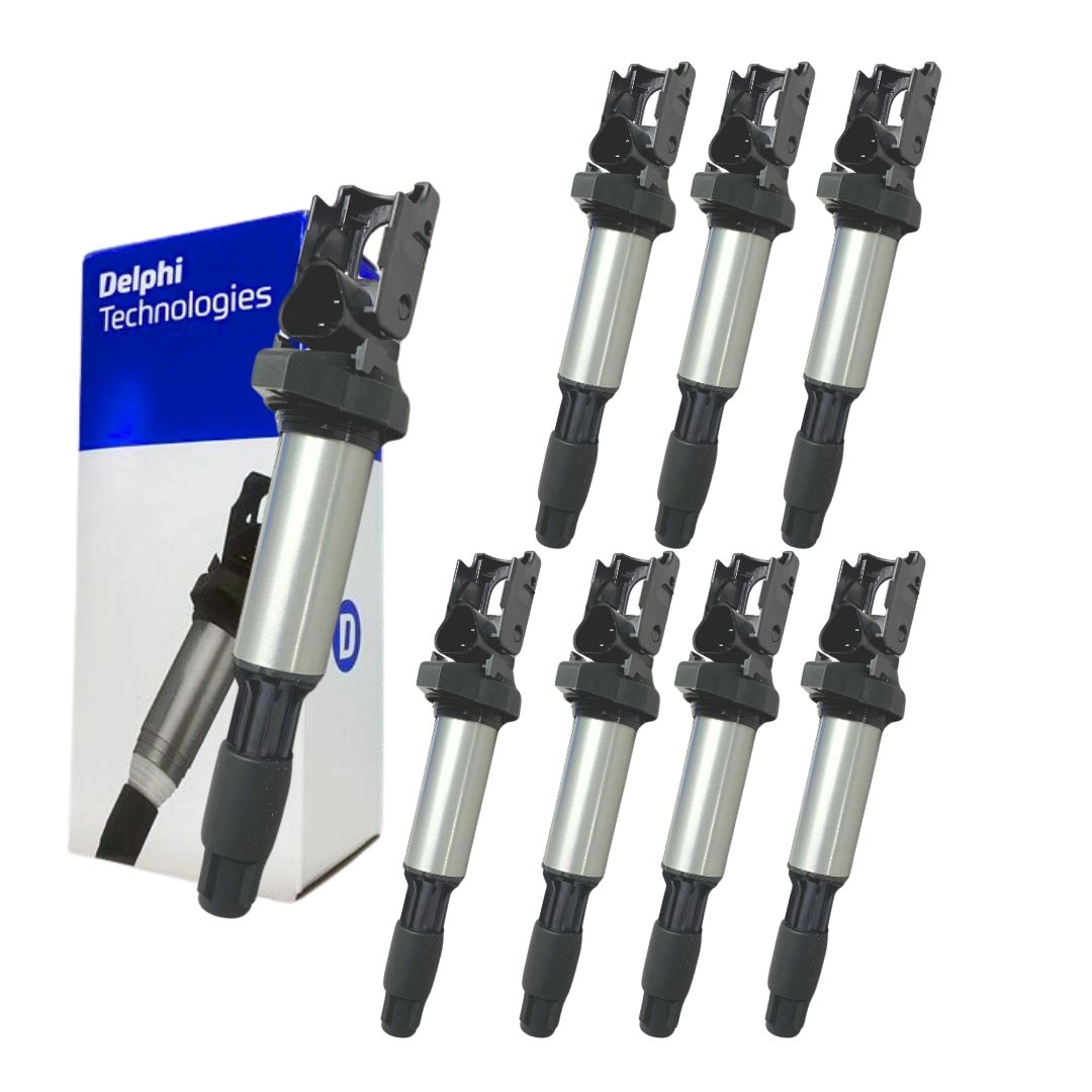 Kit 8 Bobina Ignição Para BMW 645CI 4.4 650i 4.8 2004 a 2010