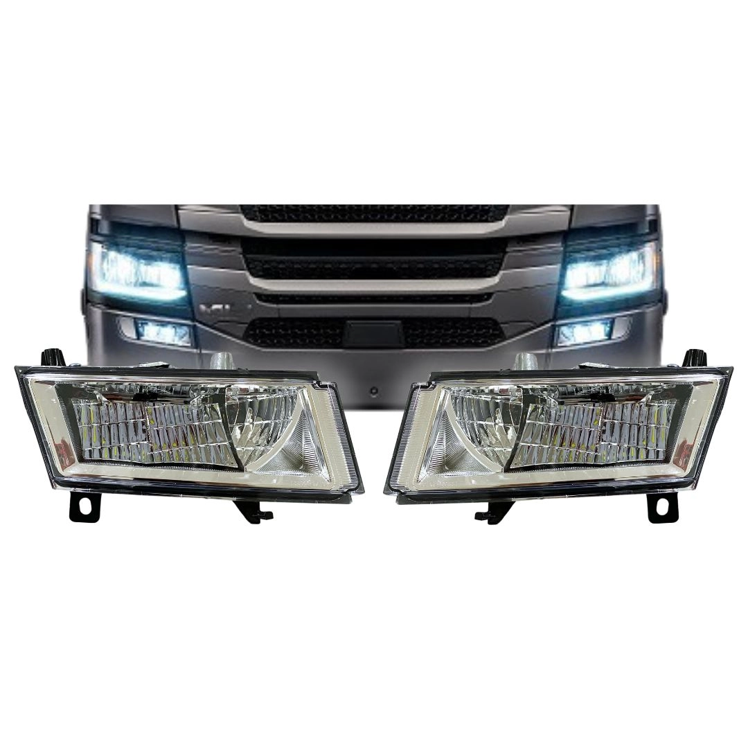 Par Farol Auxiliar Para Scania NTG S6 Serie 6 LED