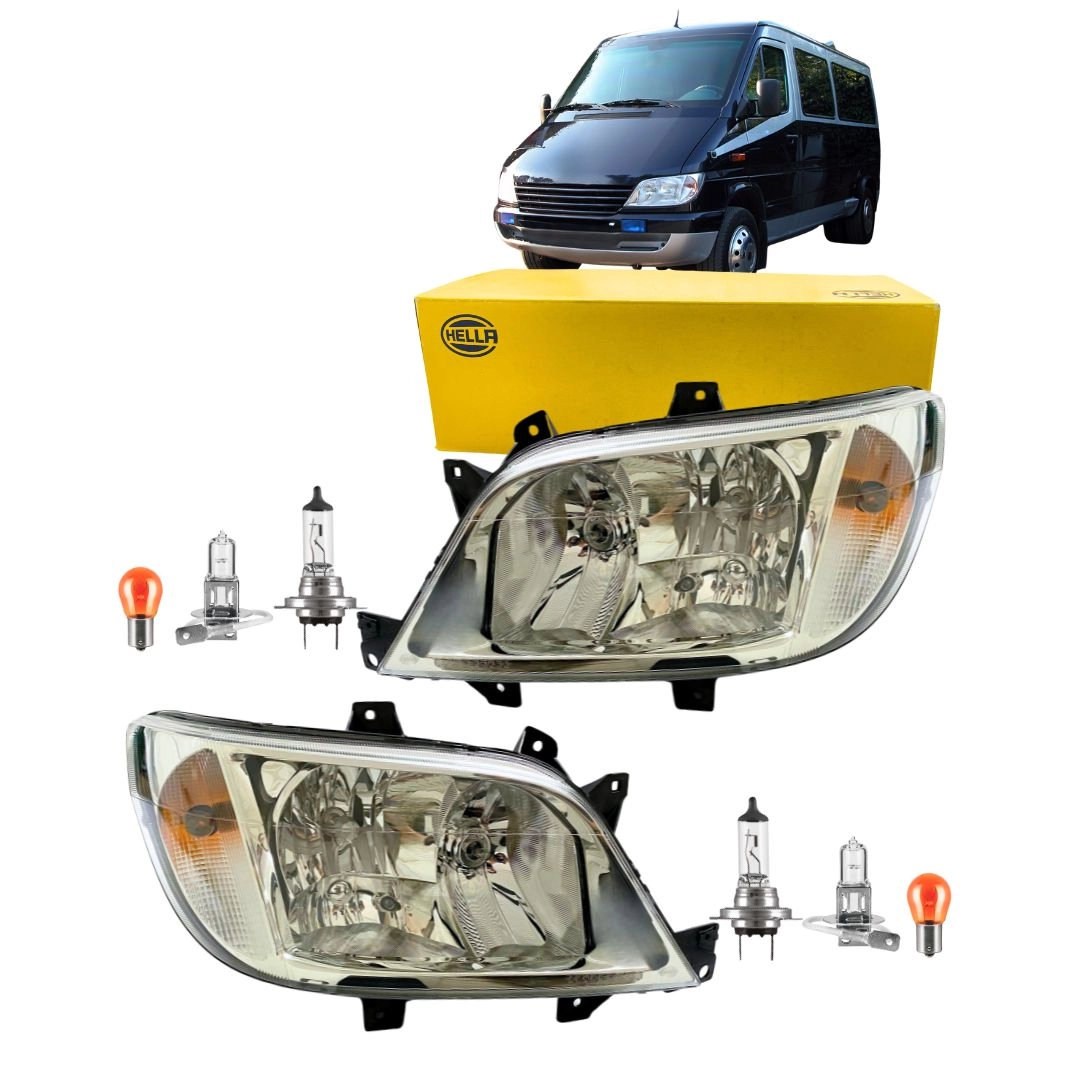 Par Farol Para Sprinter 314 NGT 316 CDI 2000 a 2006 Hella