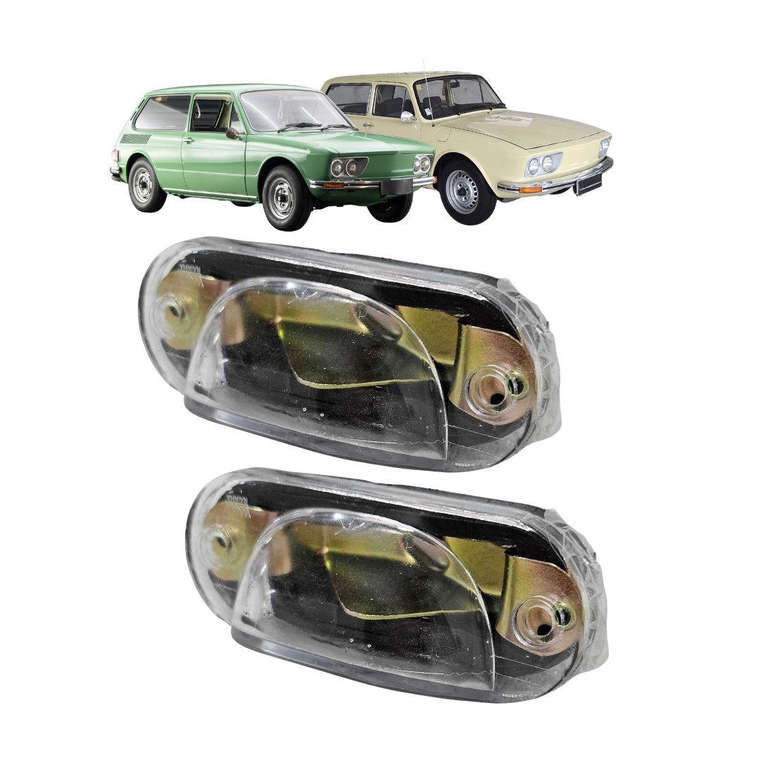 Par Lanterna Luz Placa Para Volkswagen Variant Brasília TL