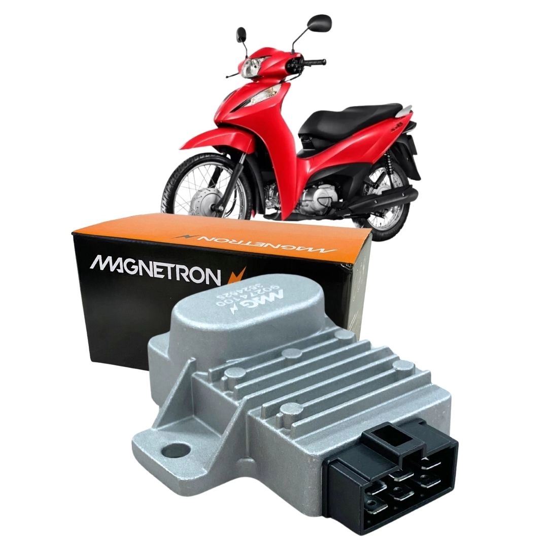 Regulador Retificador 6 Vias Para Honda Biz 125 CG 150 Titan Fan NXR 150 Bros 90274100 Magnetron Regulador Retificador 6 Vias Para Honda Biz 125 CG 150 Titan Fan NXR 150 Bros 90274100 Magnetron