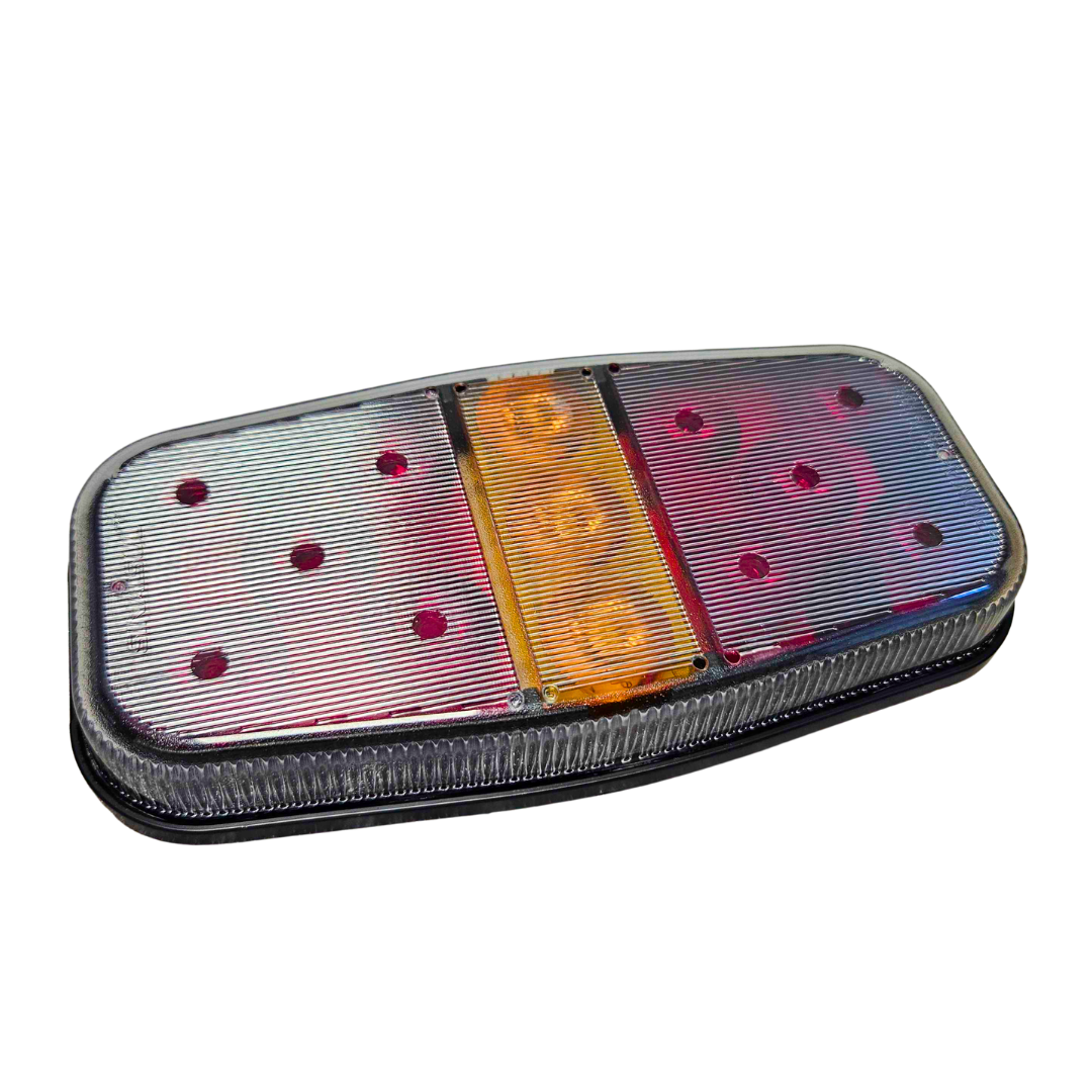 Par Lanterna Traseira Canoinha LED 12v Universal Carretinha Reboque Sinal Sul 2133 12