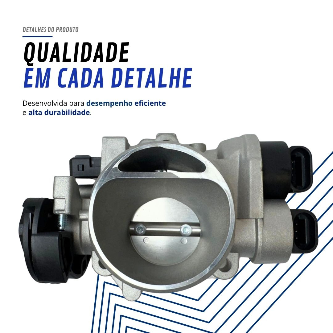Corpo de Borboleta TBI Eletrônico 12V 2 Pinos Para Fiat Palio 1.3 1.5 e Fiorino Furgão 1.3 Gauss Corpo de Borboleta TBI Eletrônico 12V 2 Pinos Para Fiat Palio 1.3 1.5 e Fiorino Furgão 1.3 Gauss