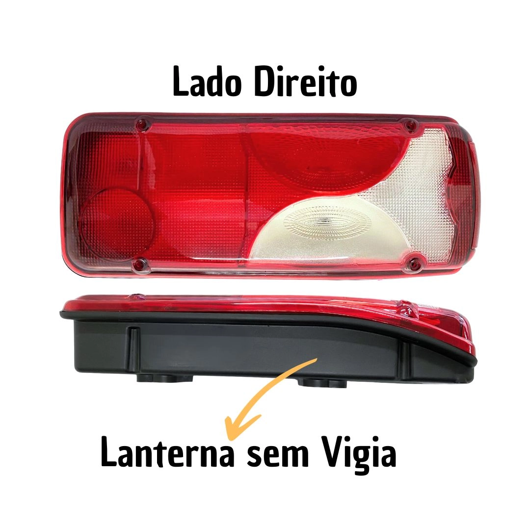 Par Lanterna Traseira Botinha Para Scania S4 S5 Após 2007