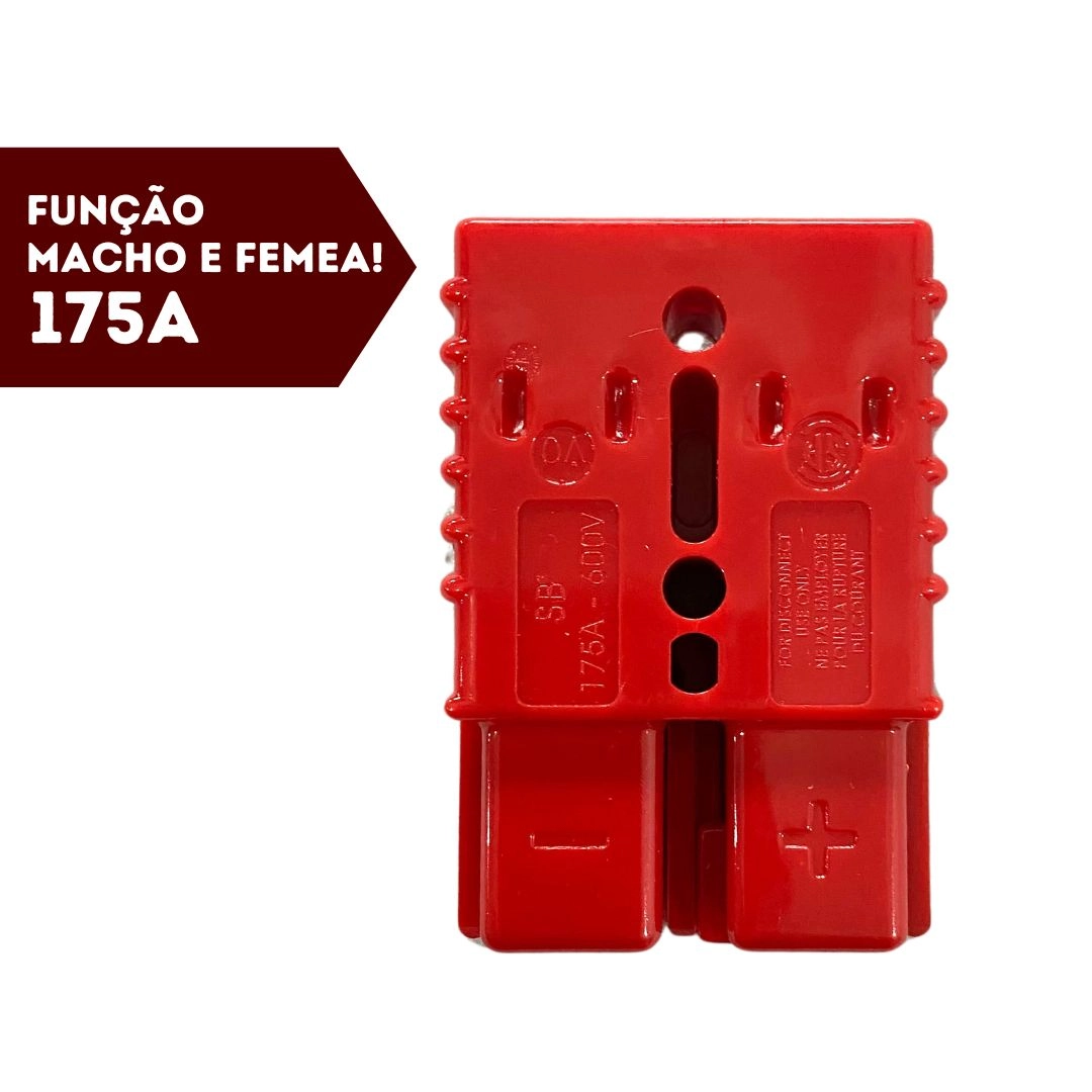 Conector p/ Bateria Empilhadeira / Estacionária até 175A