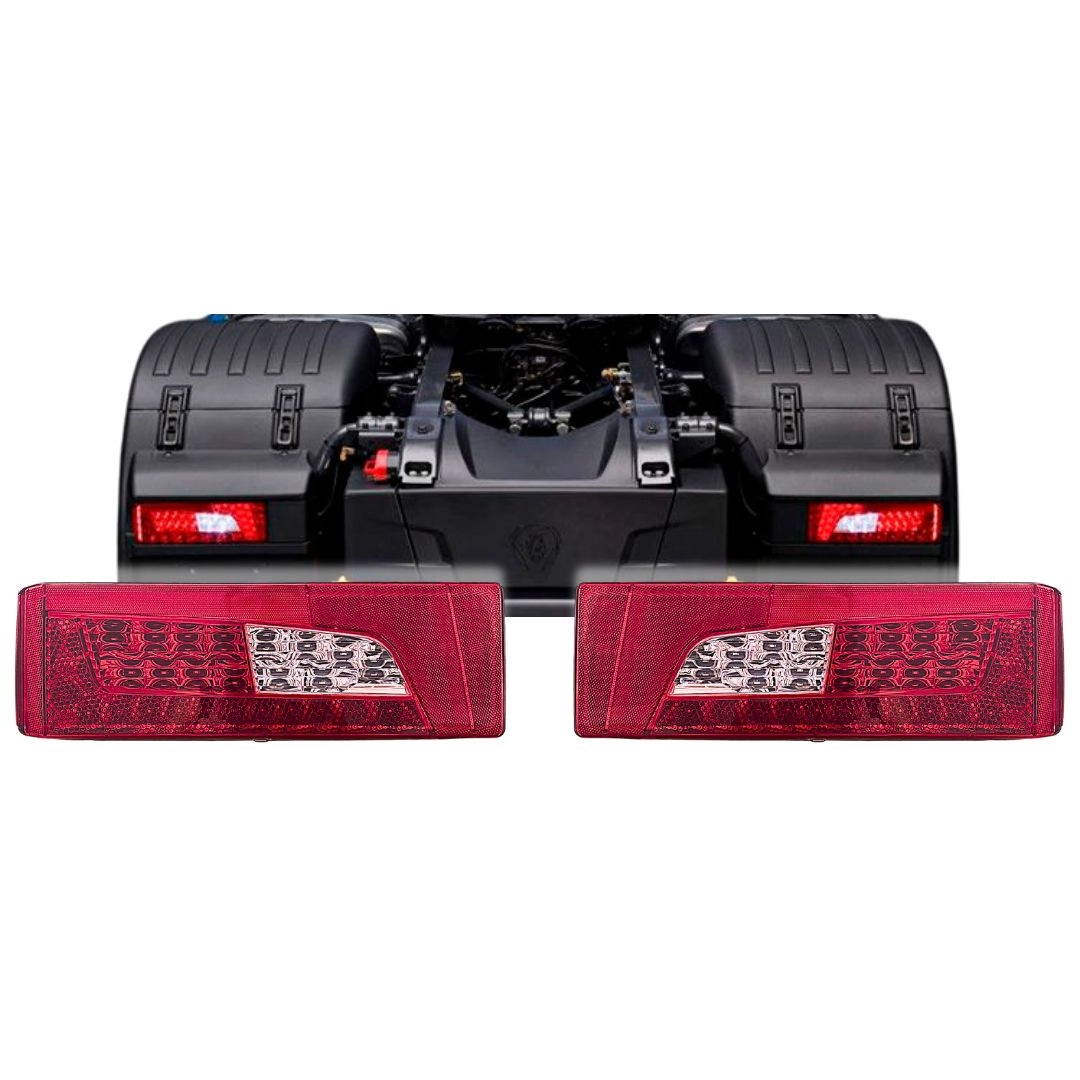 Par Lanterna Traseira Compatível Scania S5 S6 PGR LED Par Lanterna Traseira Compatível Scania S5 S6 PGR LED