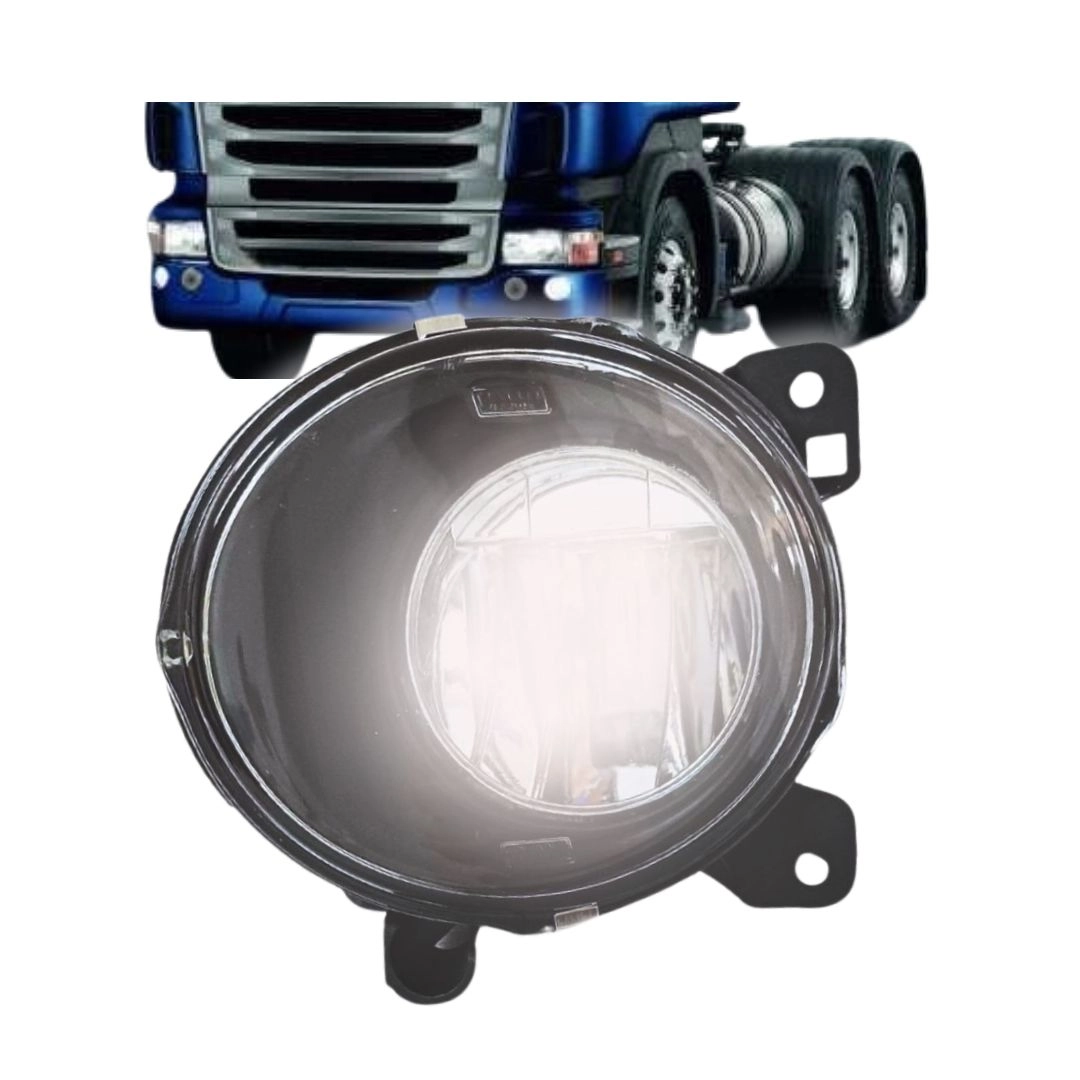 Farol Auxiliar Neblina Para Scania Série S4 5 Black LE