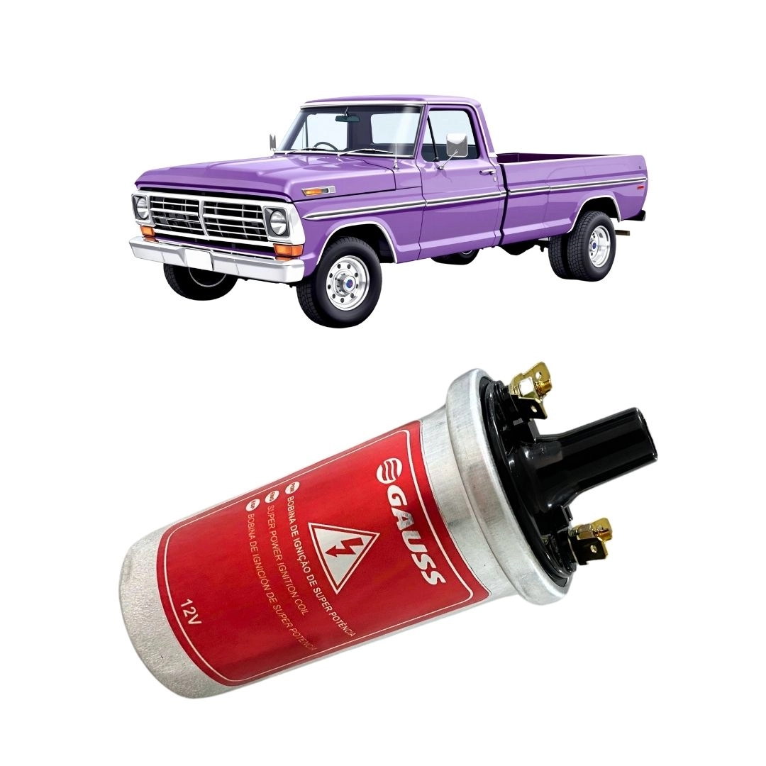 Bobina Ignição 12v Para Ford F350 1969 a 1972 542905115