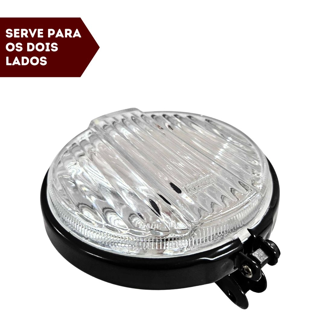 Farol Auxiliar Para Gol Quadrado GT GTS 1987 A 1996 Vidro Farol Auxiliar Para Gol Quadrado GT GTS 1987 A 1996 Vidro