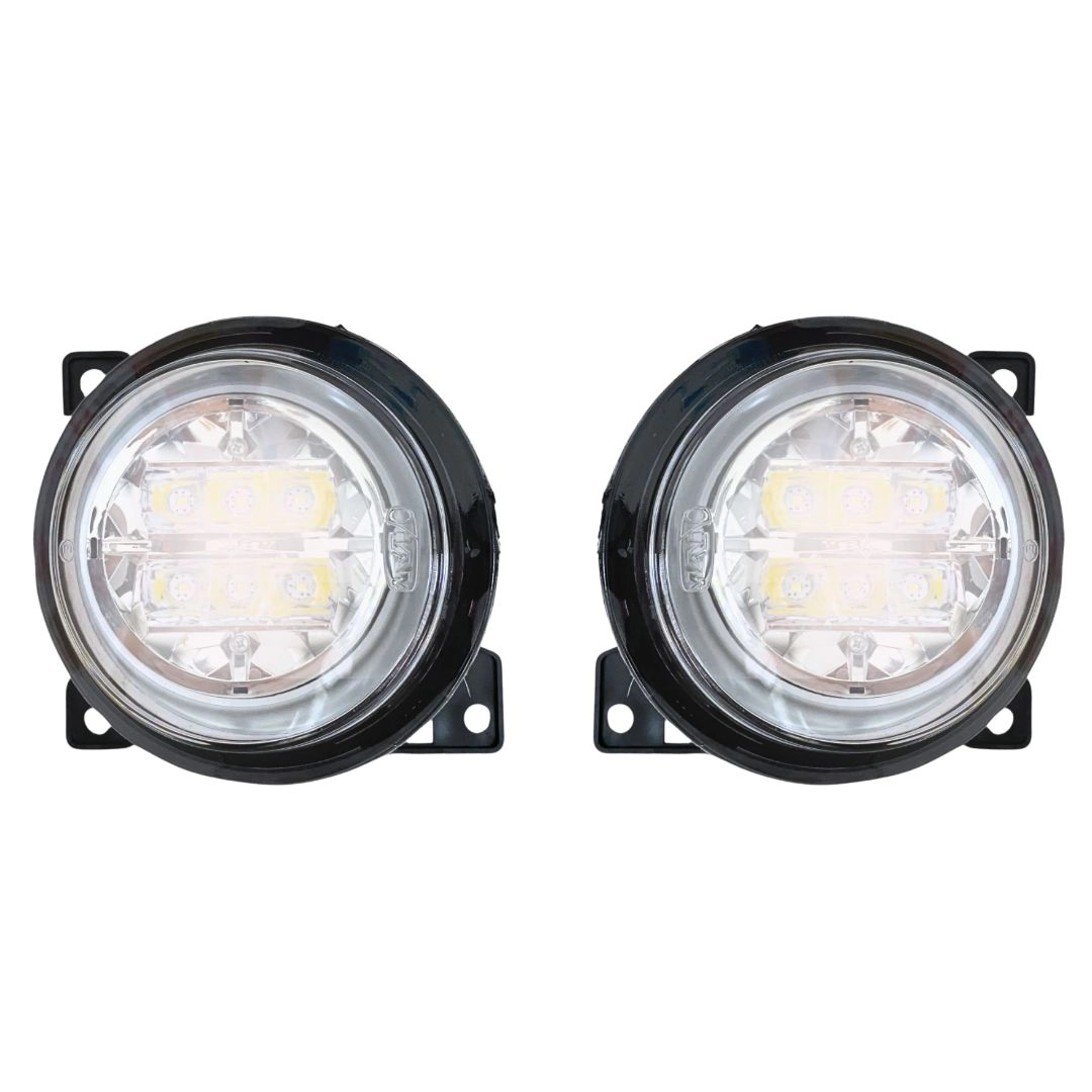 Par Farol Auxiliar Milha Externo ParaScania S5 LED Par Farol Auxiliar Milha Externo ParaScania S5 LED