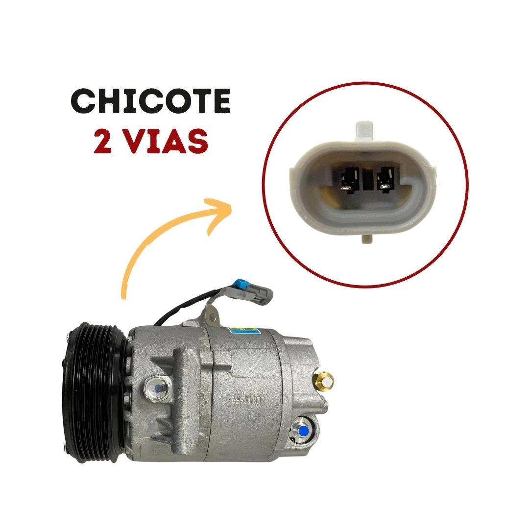 Compressor Ar Para GM Corsa Celta Prisma 1.0 1.4 1.6 2002 a 2012 Delphi CS10060