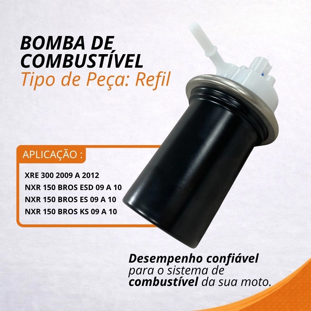 Bomba De Combustível Injeção Para Honda XRE 300 NXR 150 2009 a 2012 90217080 Magnetron Bomba De Combustível Injeção Para Honda XRE 300 NXR 150 2009 a 2012 90217080 Magnetron