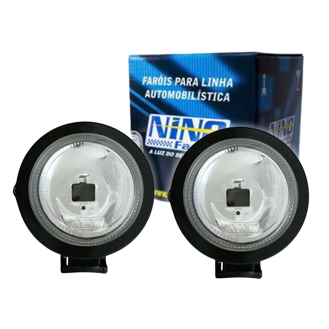 Farol Auxiliar Mini Milha Redondo Longo Alcance Universal