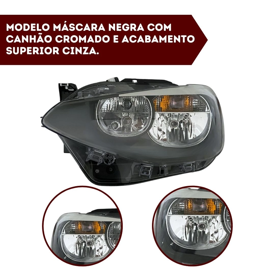 Par Farol Para BMW 120i 125i M135i 2011 a 2019 Hella