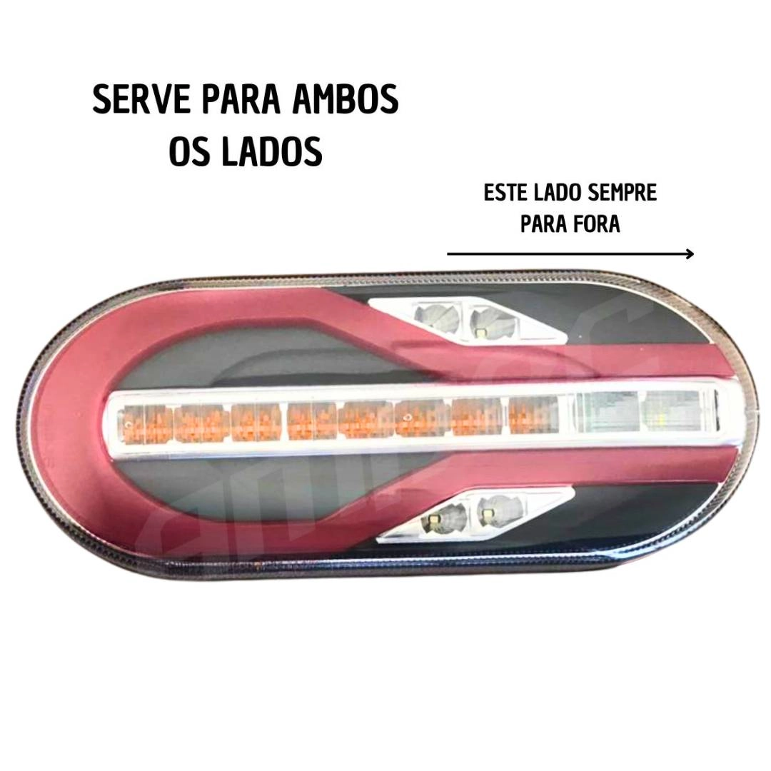 Lanterna Traseira LED 24V Carreta Randon Módulo R Sinalsul Lanterna Traseira LED 24V Carreta Randon Módulo R Sinalsul