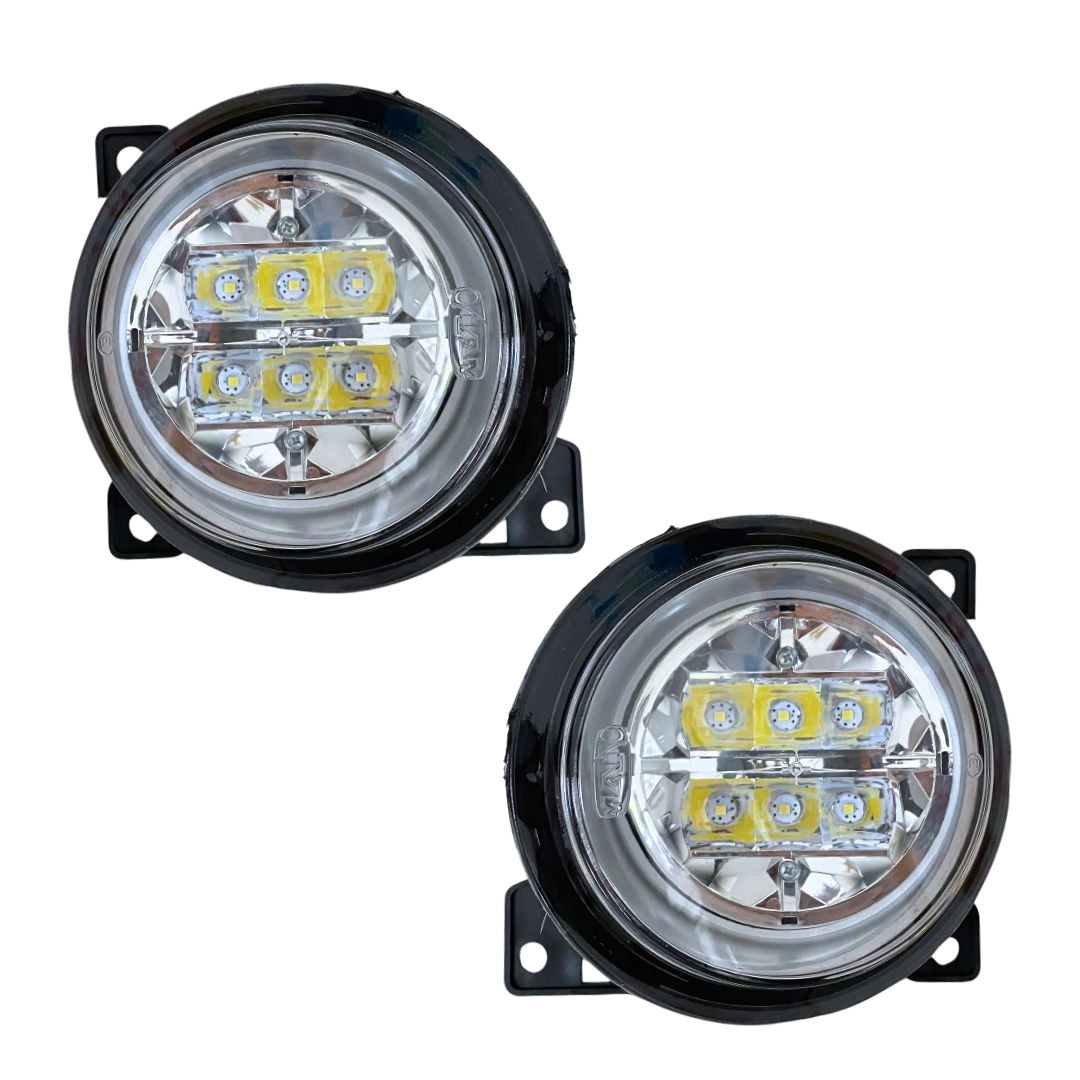 Par Farol Auxiliar Milha Externo ParaScania S5 LED Par Farol Auxiliar Milha Externo ParaScania S5 LED