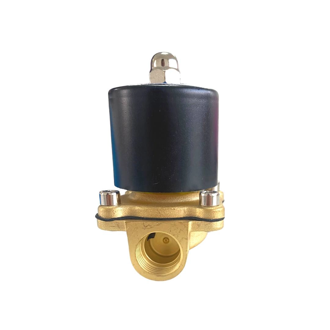 Válvula Solenoide Elétrica de Latão 1/2 Polegada Para Buzina Marítima e Suspensão a Ar Pressão Com Chicote Universal 12V