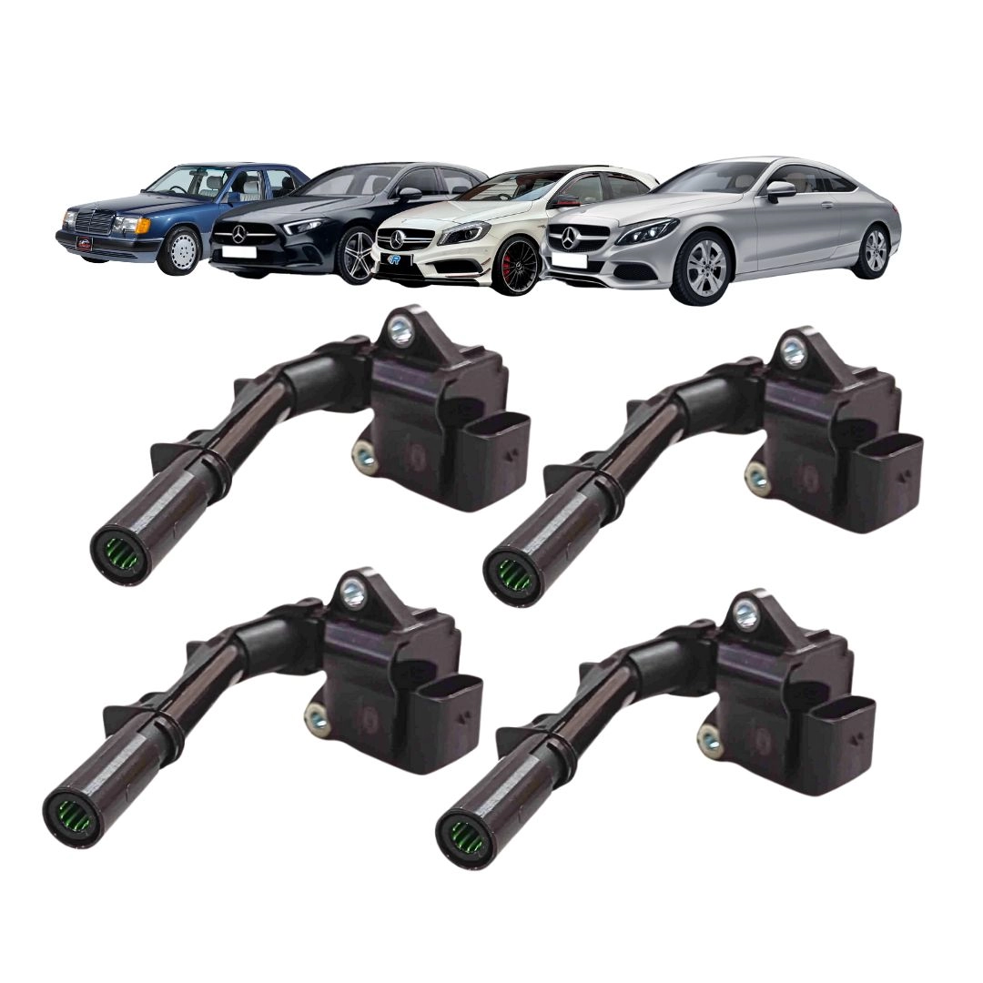 Kit 4 Bobina Ignição Para Mercedes A250 A45 C180 C250 C300