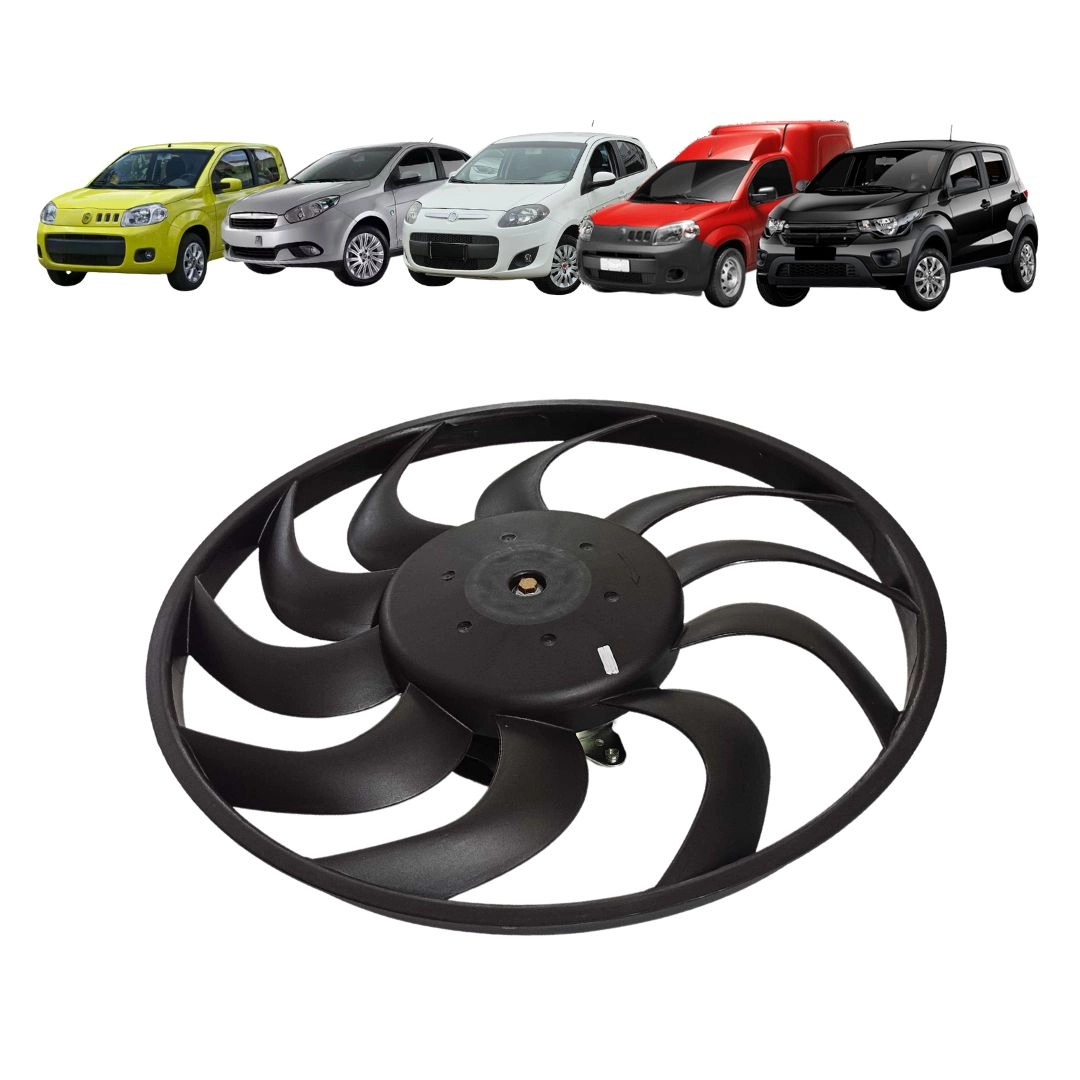 Ventoinha Radiador Para Palio Uno Gran Siena Mobi Fiorino