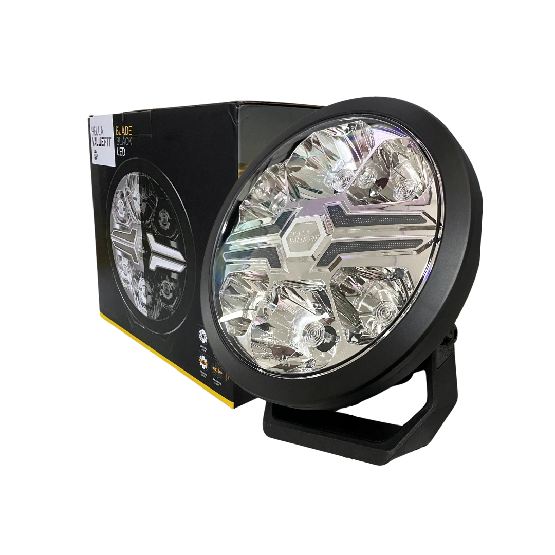 Farol 7 Pol 18cm Drl Branco Âmbar Valuefit Blade Hella