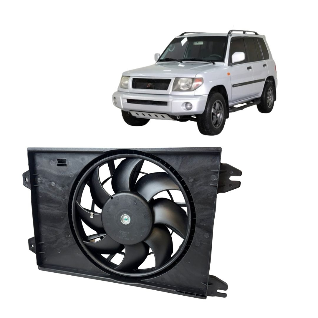 Eletroventilador Ventoinha do Radiador 12V 120W Lado Direito Com Defletor Para Mitsubishi Pajero iO 1.8 1999 a 2002 Gauss Eletroventilador Ventoinha do Radiador 12V 120W Lado Direito Com Defletor Para Mitsubishi Pajero iO 1.8 1999 a 2002 Gauss