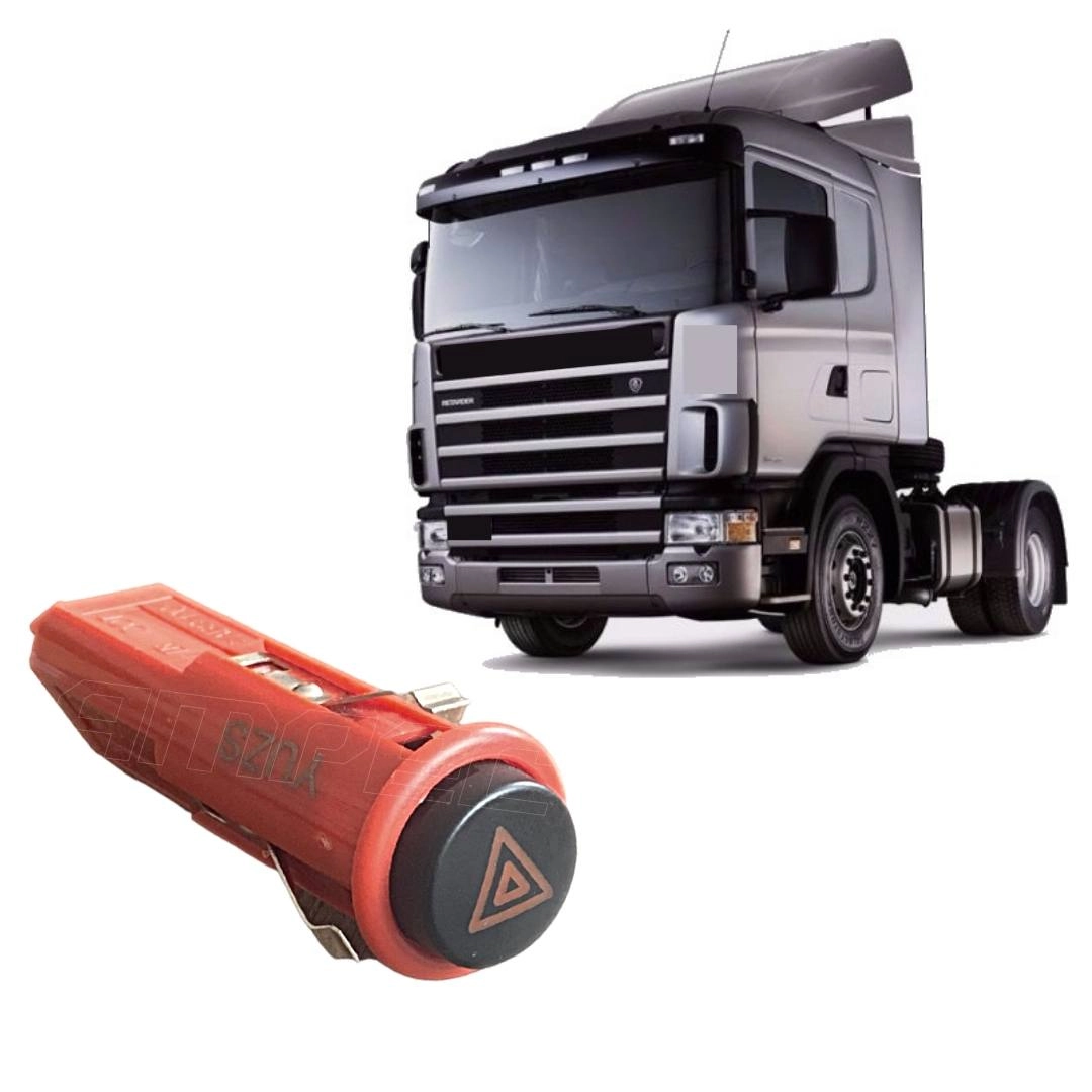 Interruptor Botão Pisca Alerta ParaScania Serie 4 124