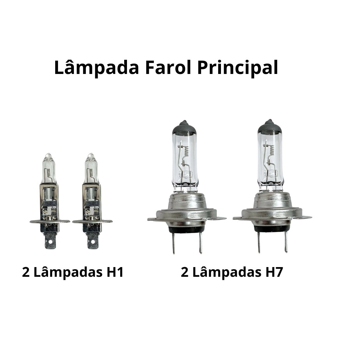 Par Farol Deitado Para Volvo VM 17 23 Com Moldura e Pisca