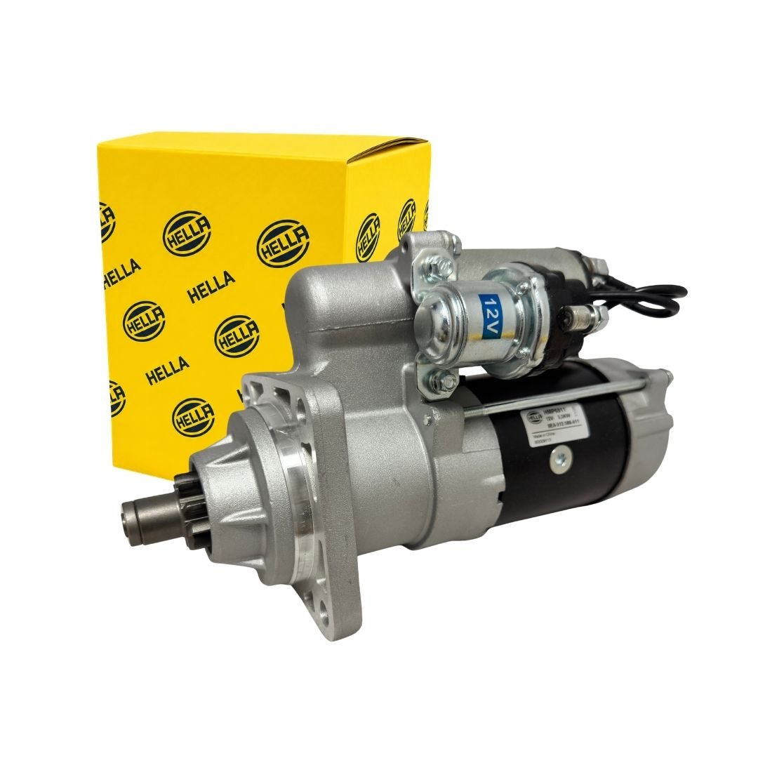 Motor de Partida Arranque 12V 9 Dentes 3.3kW Para Mercedes-Benz 710 LO 712 LO 812 L 1620 1720 Hella
