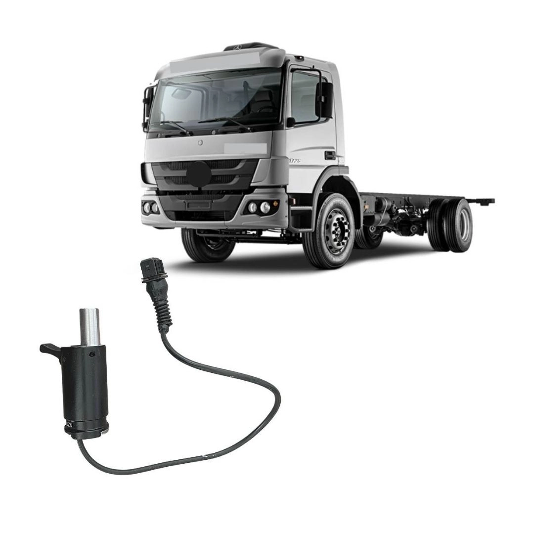 Válvula Manopla Cambio Para Mercedes Benz Actros Axor Atego Com Rabicho 9705400045