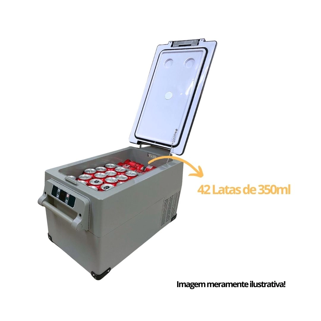 Geladeira 35 Litros 12V/24V 110v/220v Barco Iate Lancha Geladeira 35 Litros 12V/24V 110v/220v Barco Iate Lancha