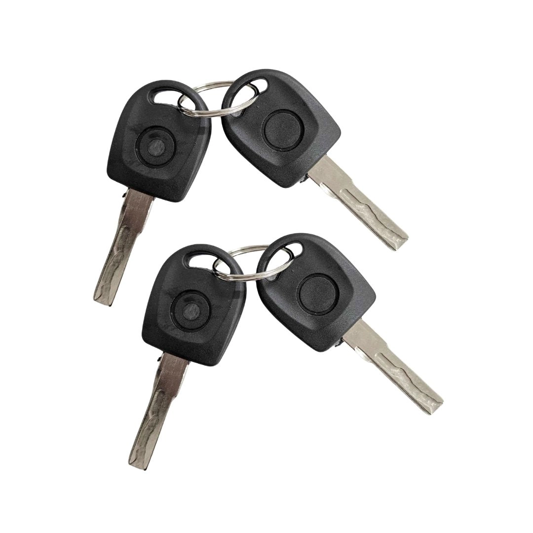 Par Maçaneta Externa Para VW Compactor Após 2017 Com Chaves