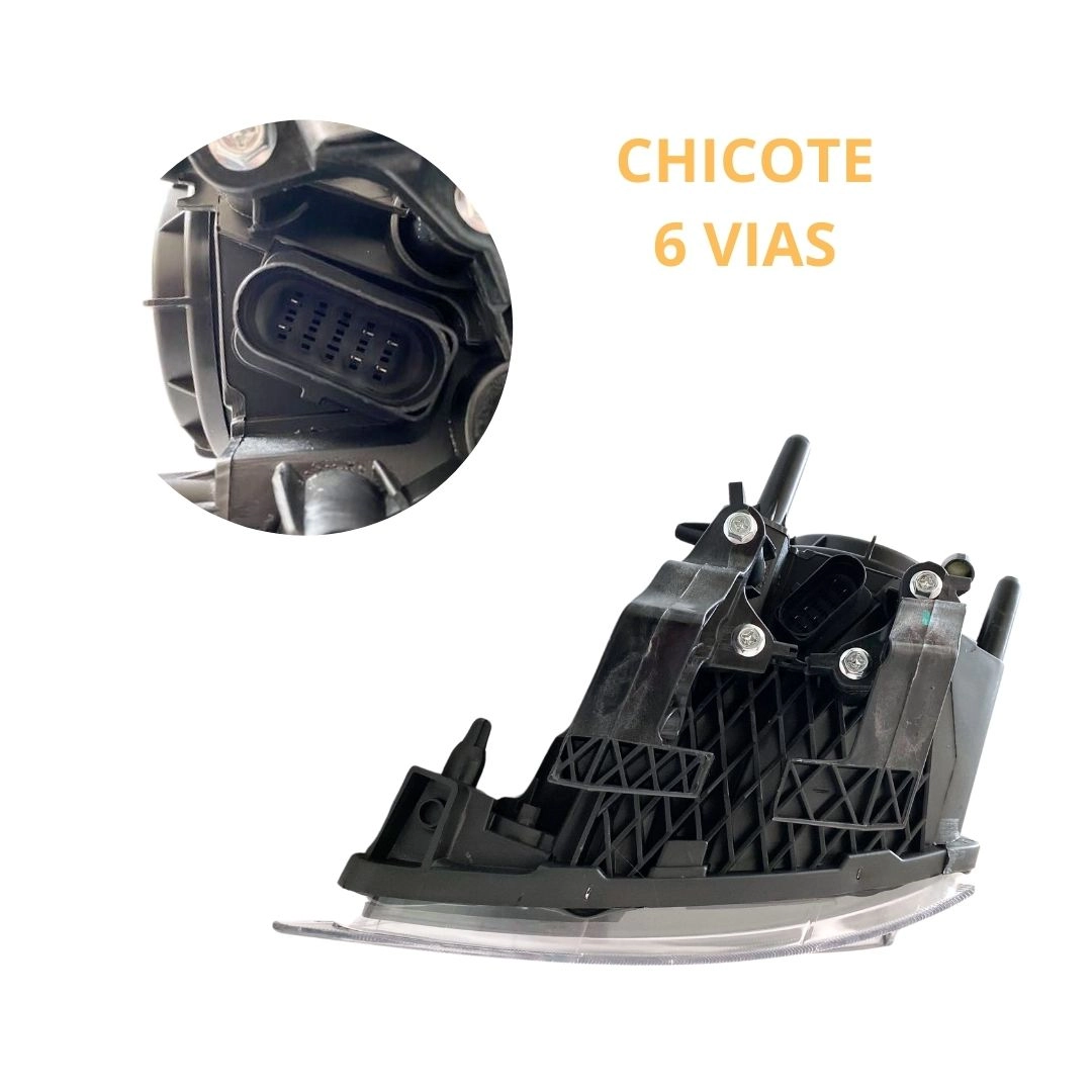 Farol Principal Dianteiro e DRL Full LED Para Volvo FM FH 2009 a 2014 Lado Direito 21035637 Farol Principal Dianteiro e DRL Full LED Para Volvo FM FH 2009 a 2014 Lado Direito 21035637