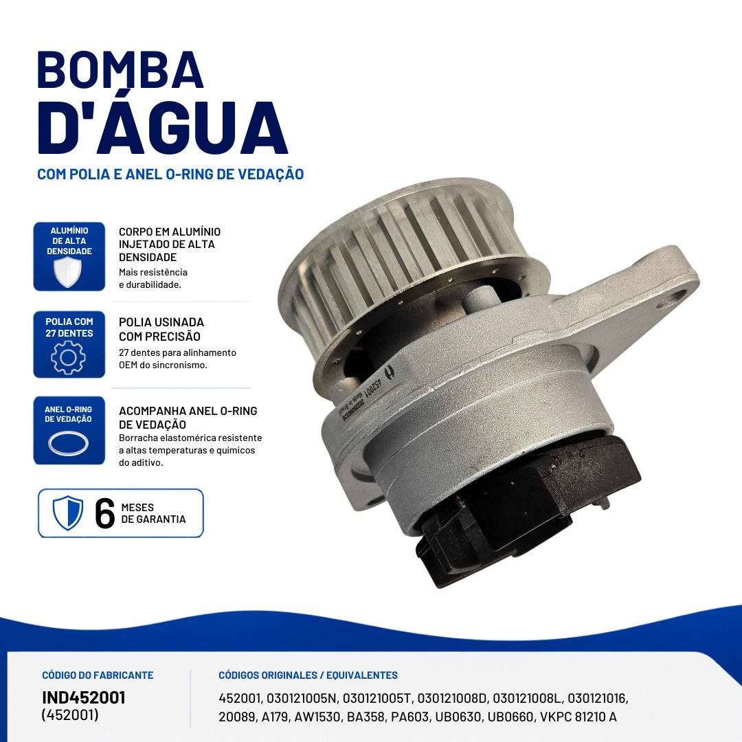 Bomba De Água Para Volkswagen Gol G2 G3 G4 G5 1.0 8v Fox 1.0 1.6 Polo 1.0 1.3 1.4 Kombi 1.4 Golf 1.6 Motor AT EA111