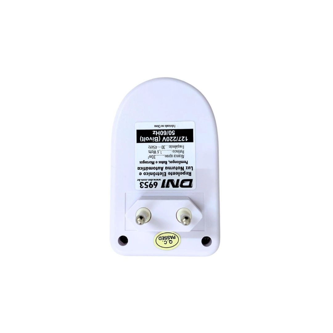 Repelente Eletrônico Luz Noturna Bivolt 110/220V DNI6953 Repelente Eletrônico Luz Noturna Bivolt 110/220V DNI6953