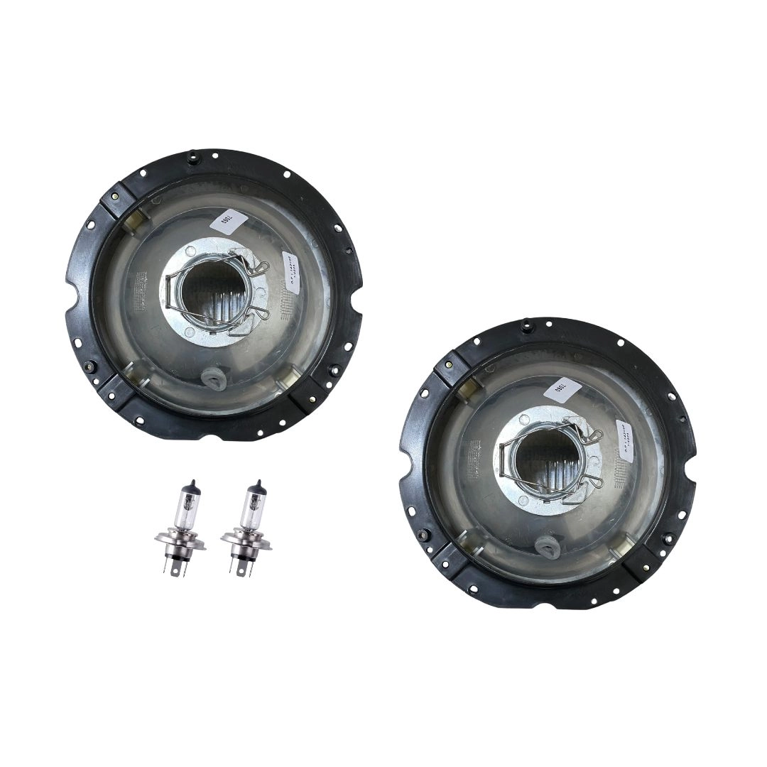 Kit Farol Vidro Para VW Fusca Kombi Passat + Lâmpadas Kit Farol Vidro Para VW Fusca Kombi Passat + Lâmpadas