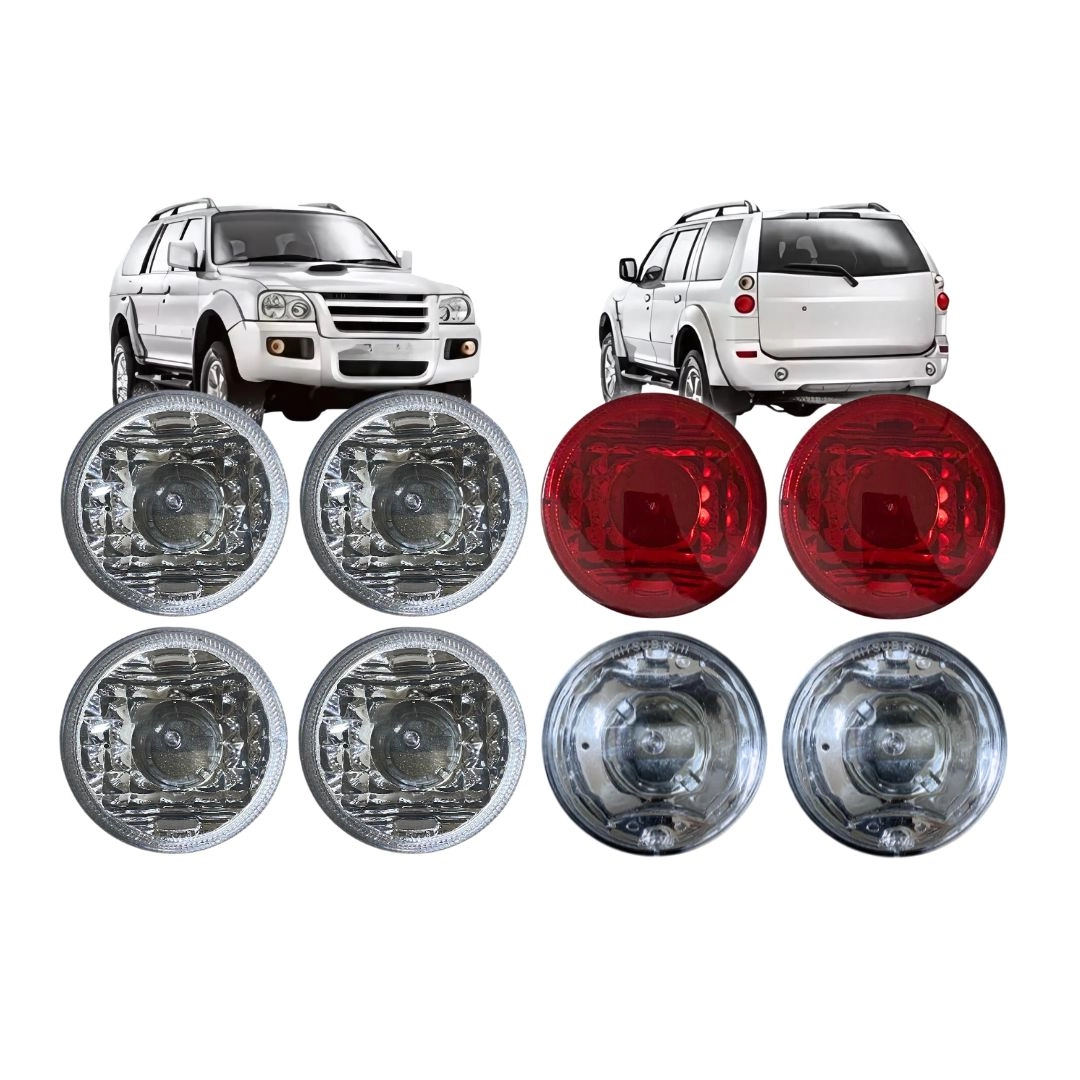 Kit Lanterna Pisca Freio Ré Para Pajero Sport Tr4